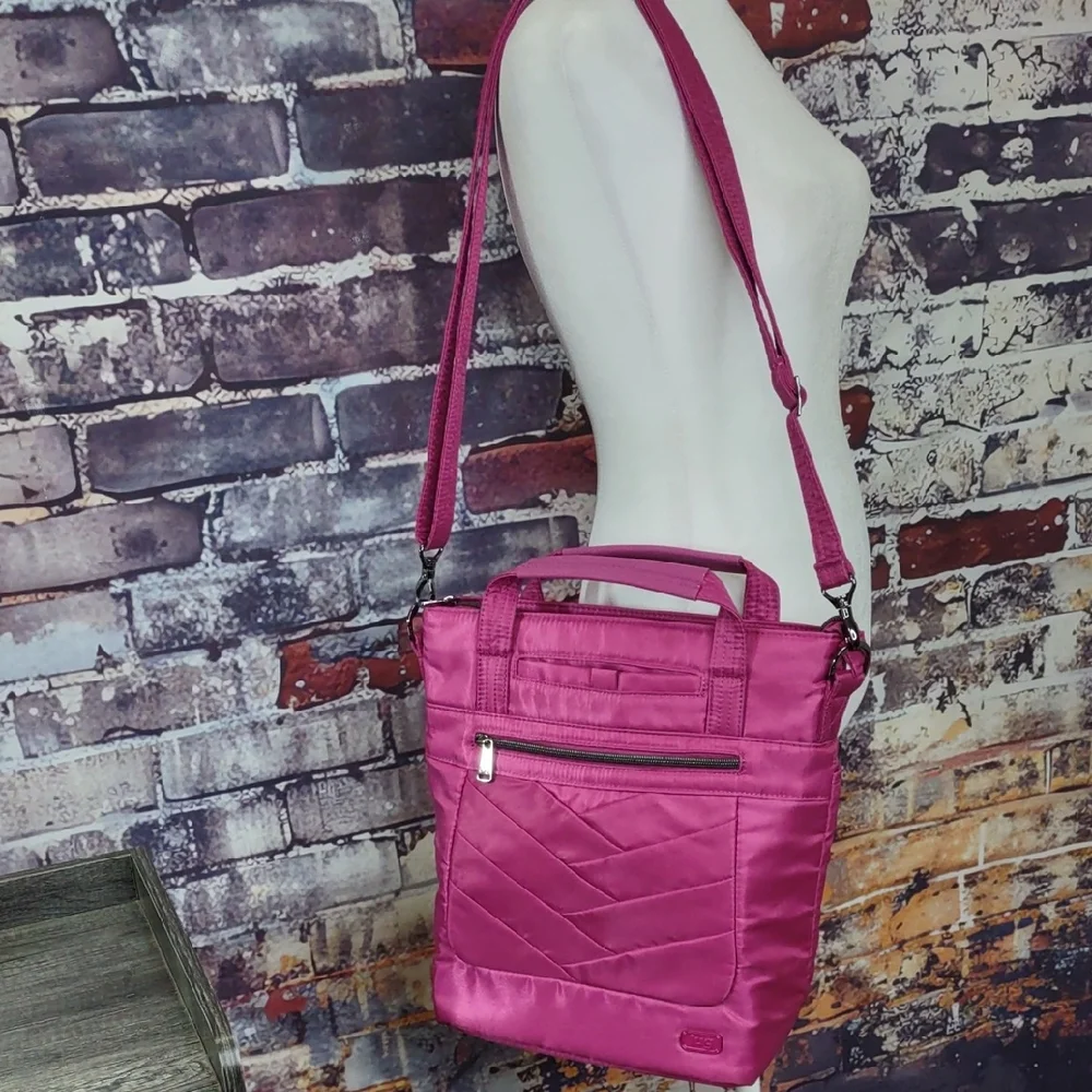 Lug® "Courier" North/South Convertible Crossbody/Tote Bag - Picture 1 of 14